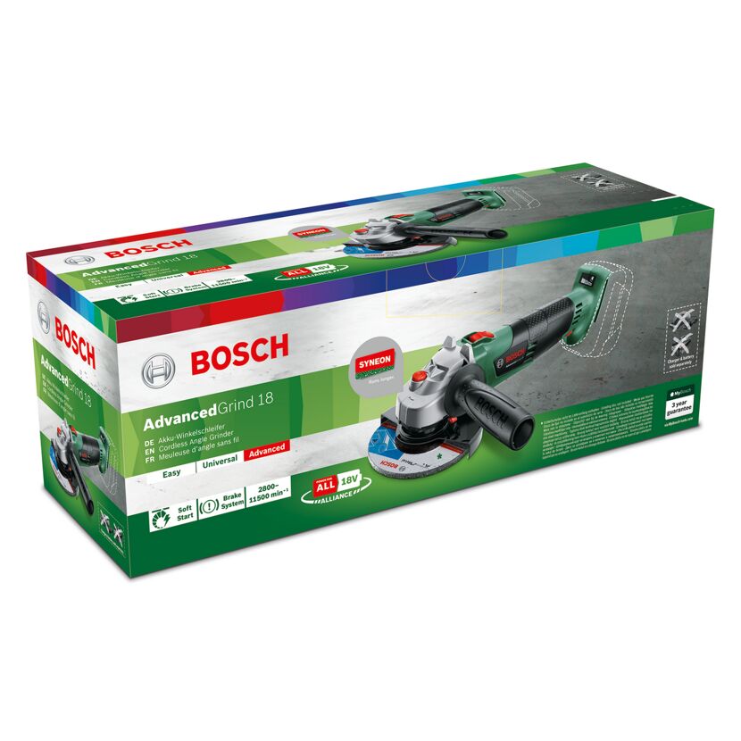 Bosch AdvancedGrind 18 Akku-Winkelschleifer