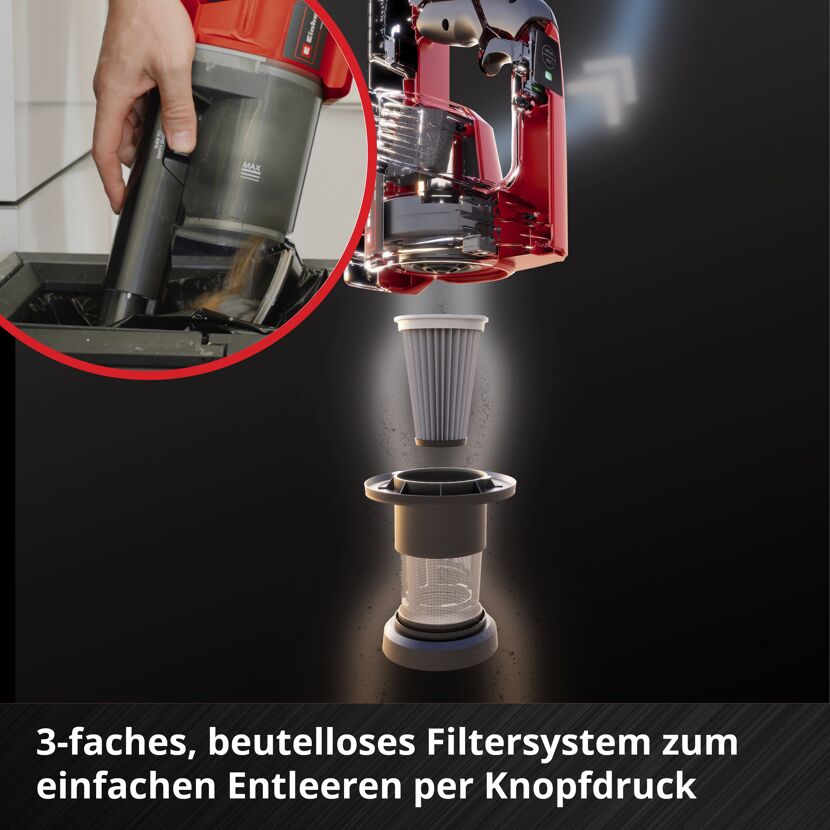 Akku-Stielstaubsauger 'TE-SV 18 Li-Solo' 18 V