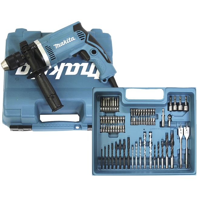 Bild von Schlagbohrmaschinen-Set 'HP1631KX3' 710 W 74-teilig