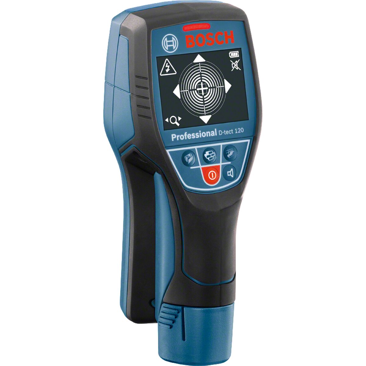 Ortungsgerät 'Professional D-tect 120' mit Akku-Adapter und Tasche für Strom, Metall und Holz