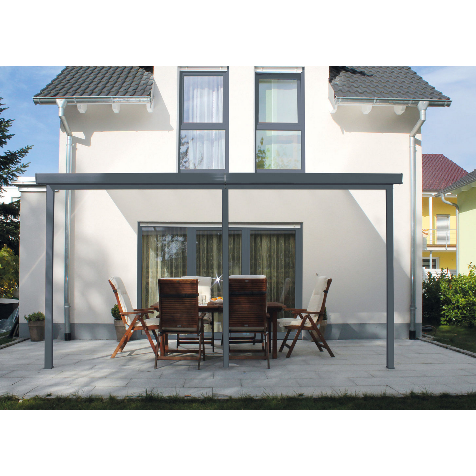 Terrassenüberdachung 'Typ B' 426 x 306 cm anthrazit + product picture