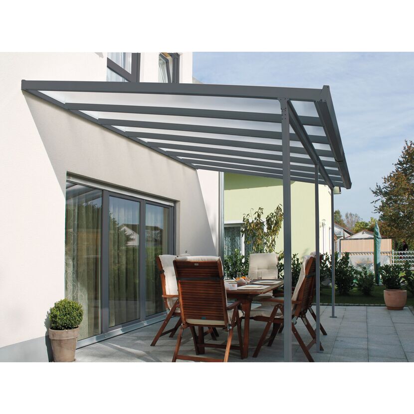 Terrassenüberdachung 'Typ B' 426 x 306 cm anthrazit