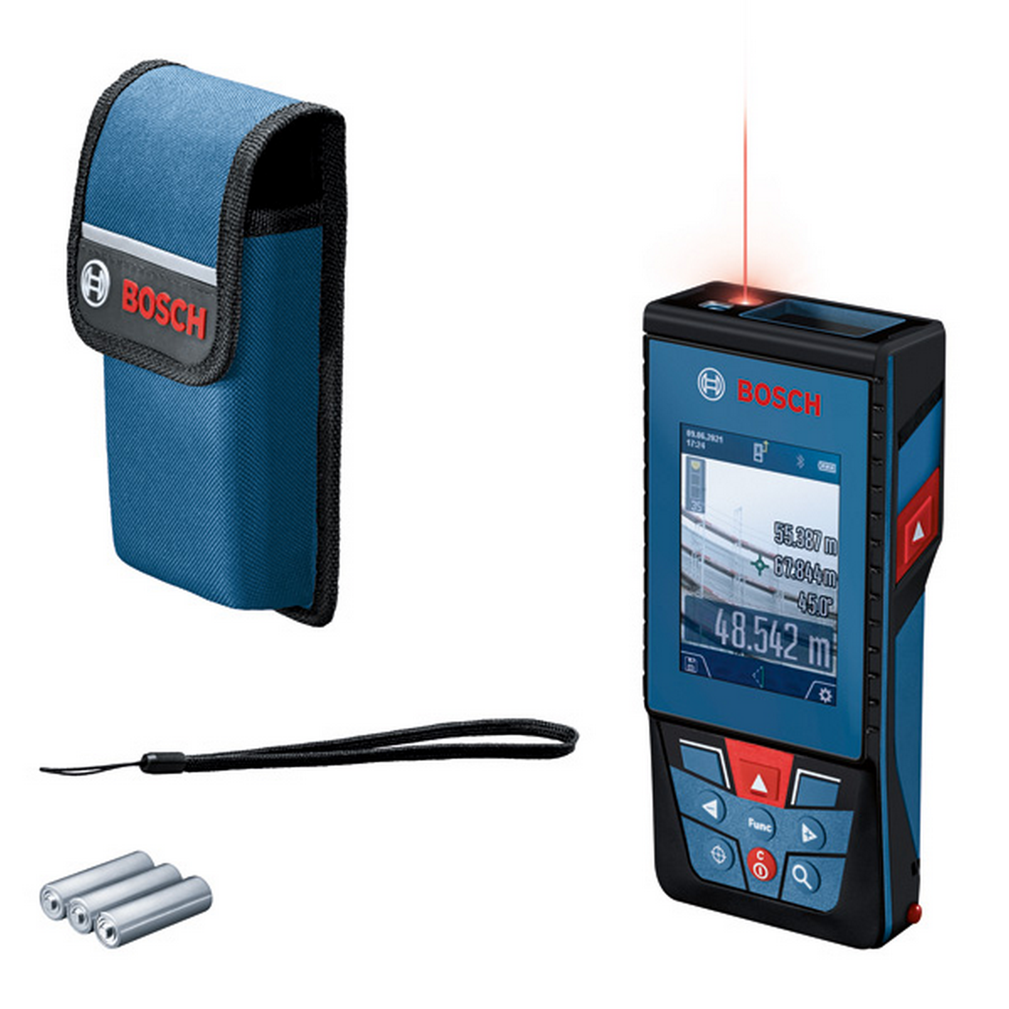 Laser-Entfernungsmesser 'Professional GLM 100-25 C' mit Schutztasche