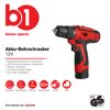 Roter Akku-Bohrschrauber 12V