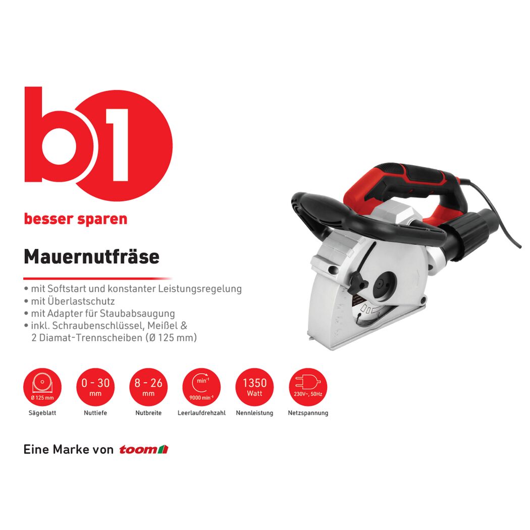 elektrische Mauernutfräse von B1