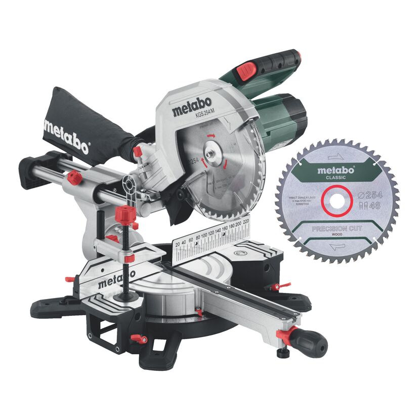 Metabo Kappsäge KGS 254 M mit Sägeblatt