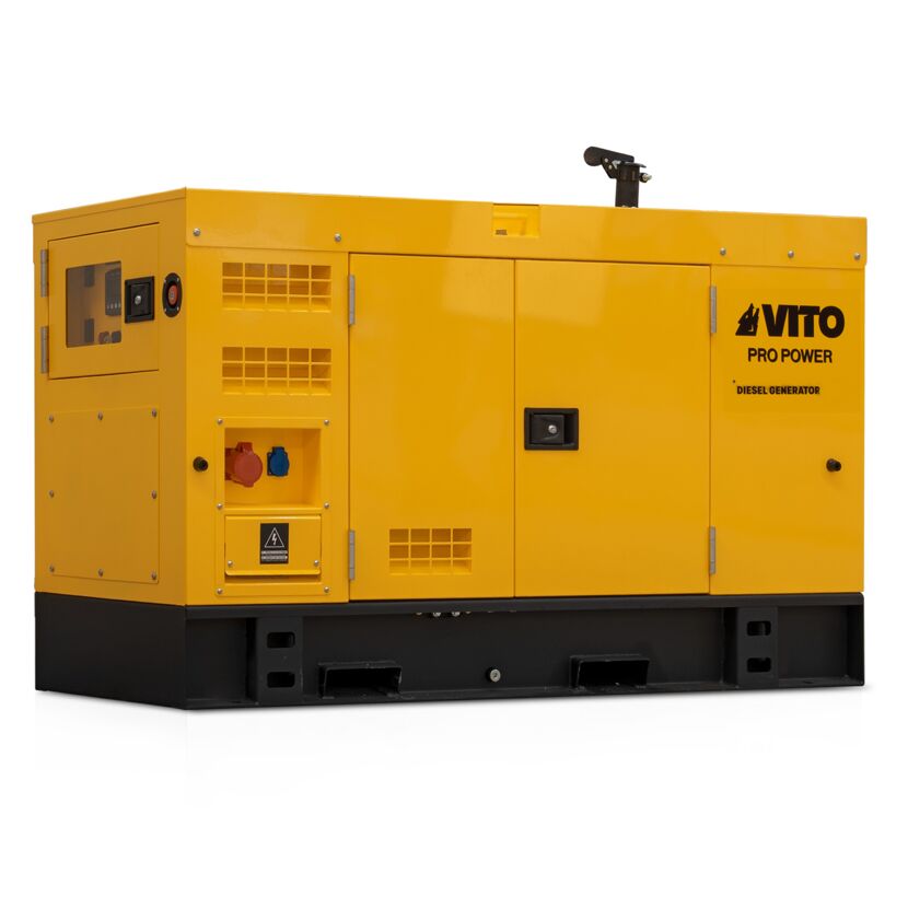 Gelber Stromerzeuger Vito Pro Power Diesel