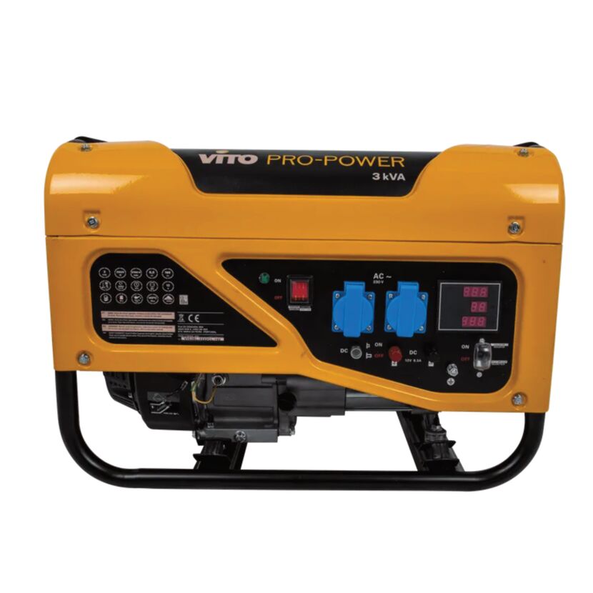 Vito Pro-Power Stromerzeuger, gelb, 3 kVA