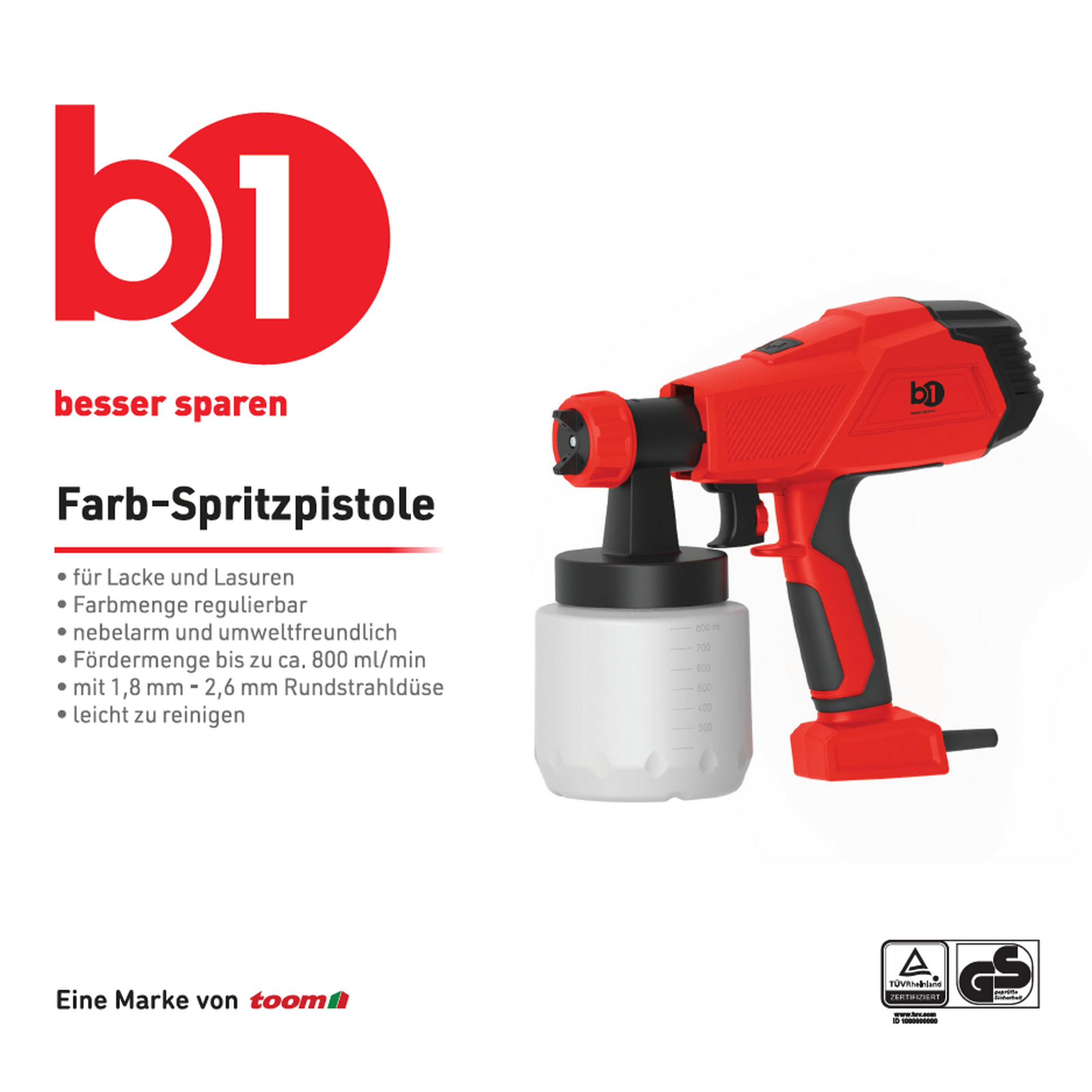 Farbspritzpistole 'JS-PHA2520' 450 W