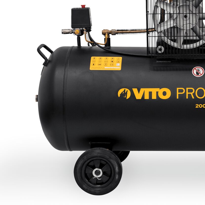 Schwarzer Kompressor Vito