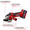 Akku-Winkelschleifer 'TC-AG 18/115 Li' mit Akku und Ladegerät