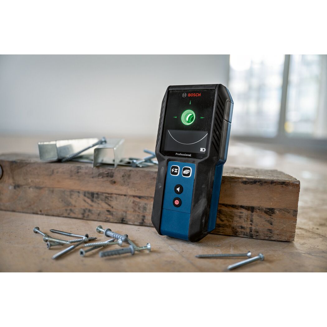 Ortungsgerät 'Professional GMS 120-27' mit Tasche für Strom, Metall und Holz