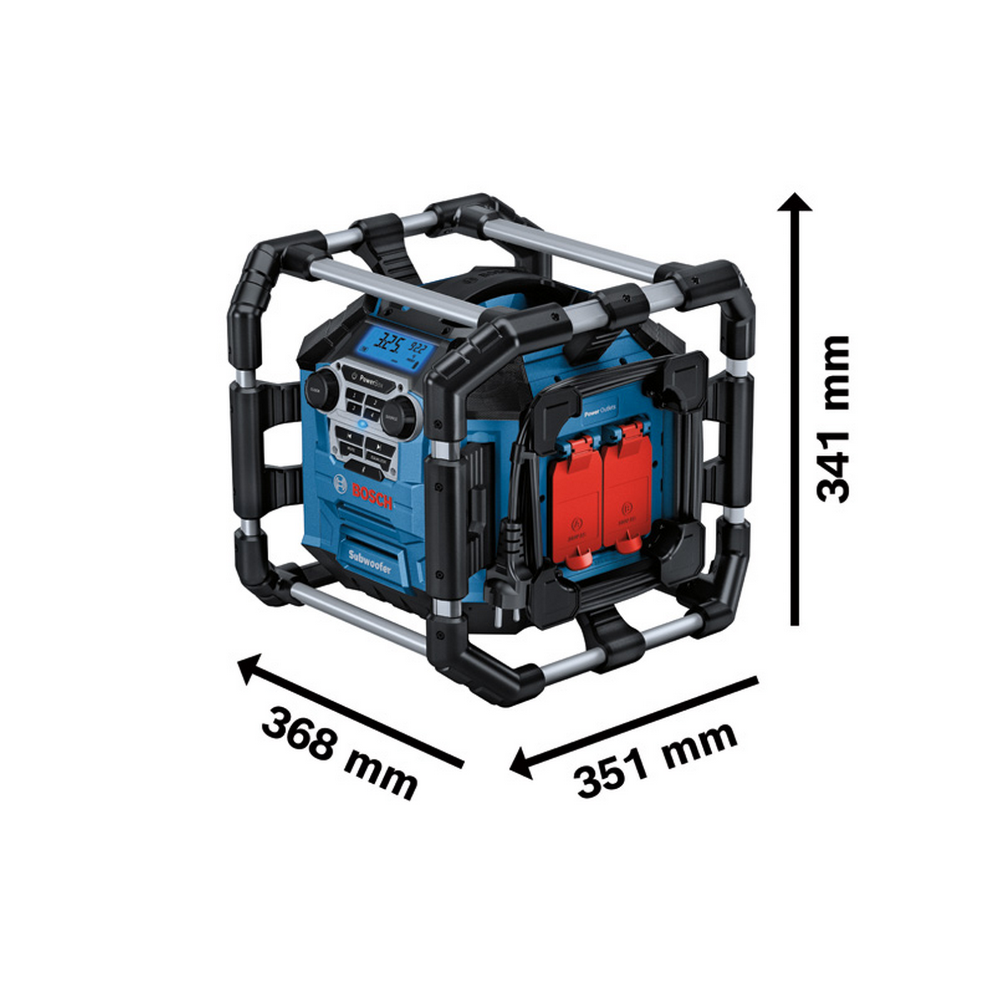 Baustellenradio 'GPB 18 V-5 C Professional' 36,5 x 37,5 x 36 cm mit Batterien + product picture