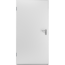 Verkleinertes Bild von Sicherheits-Nebeneingangstür 'KSI 40' weiß 87,5 x 200 cm, links