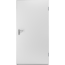 Verkleinertes Bild von Sicherheits-Nebeneingangstür 'KSI 40' weiß 87,5 x 200 cm, rechts