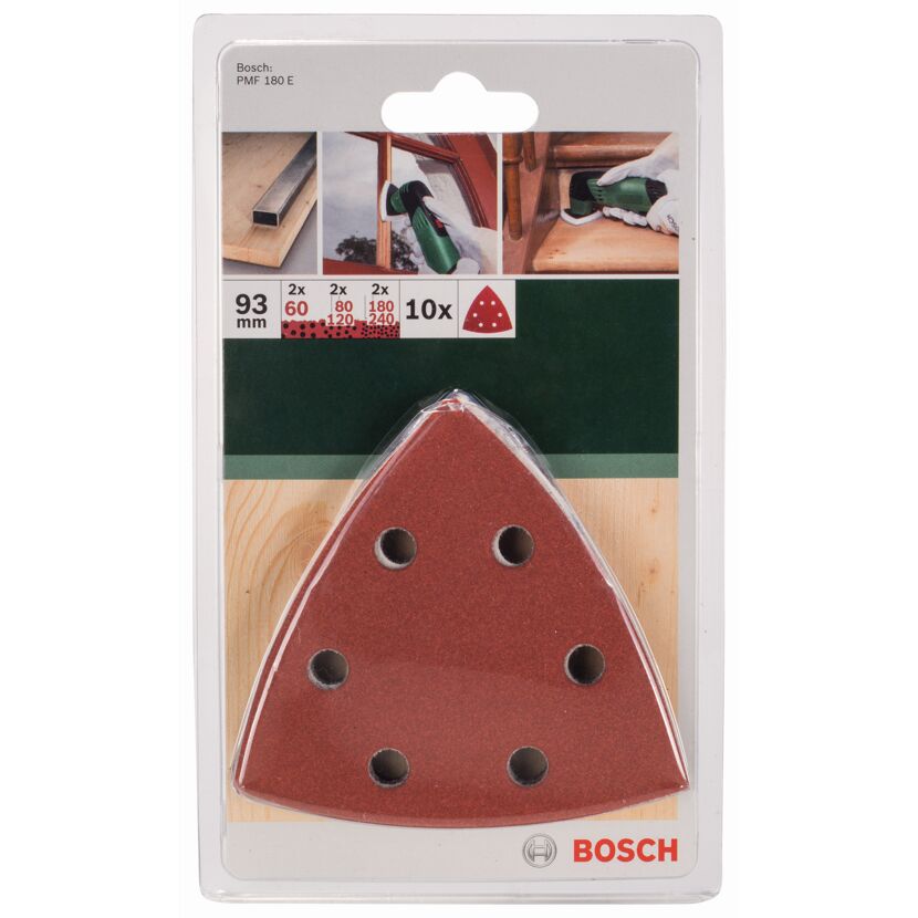 Deltaschleifblatt-Set 93 mm 10-teilig