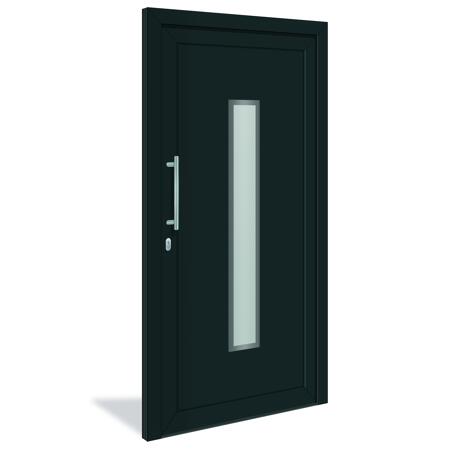 2. Bild von Haustür 'Bocholt' anthrazithrazit 1100 x 2100 mm DIN R
