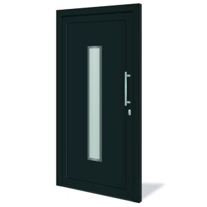 Haustür 'Bocholt' anthrazithrazit 1100 x 2100 mm DIN R