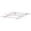 Vordach Madrid 1200 pulverbeschichtet silbergrau 120 x 90 cm