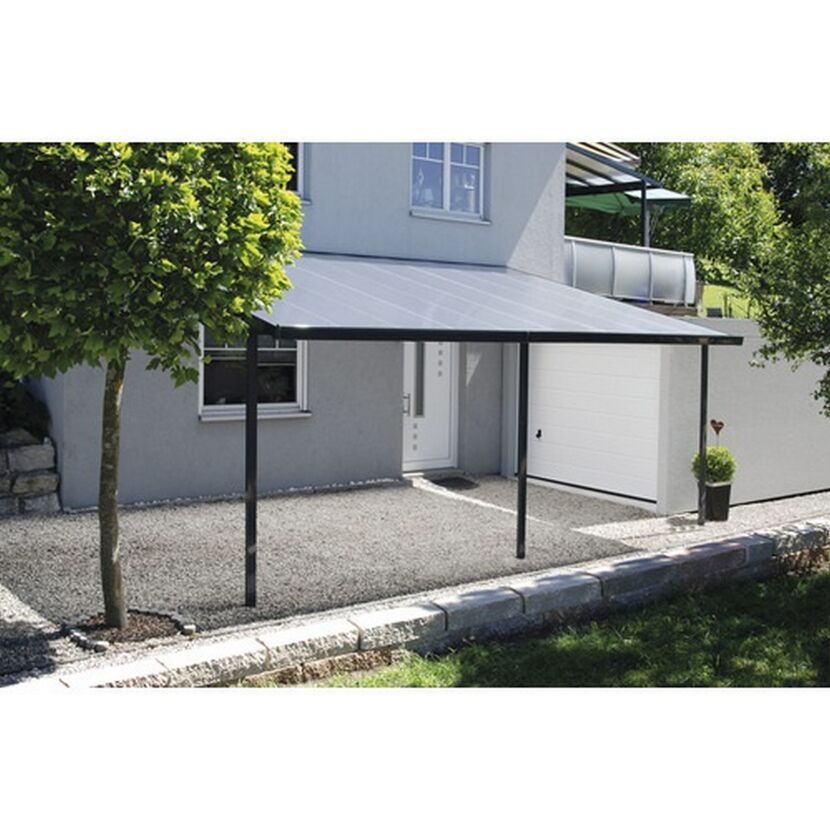 Terrassenüberdachung/Carport 'Typ F' 546 x 406 cm anthrazit