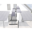 Verkleinertes Bild von Erweiterungsmodul für Terrassenüberdachung 'Typ D, E und F' 120 x 406 cm anthrazit
