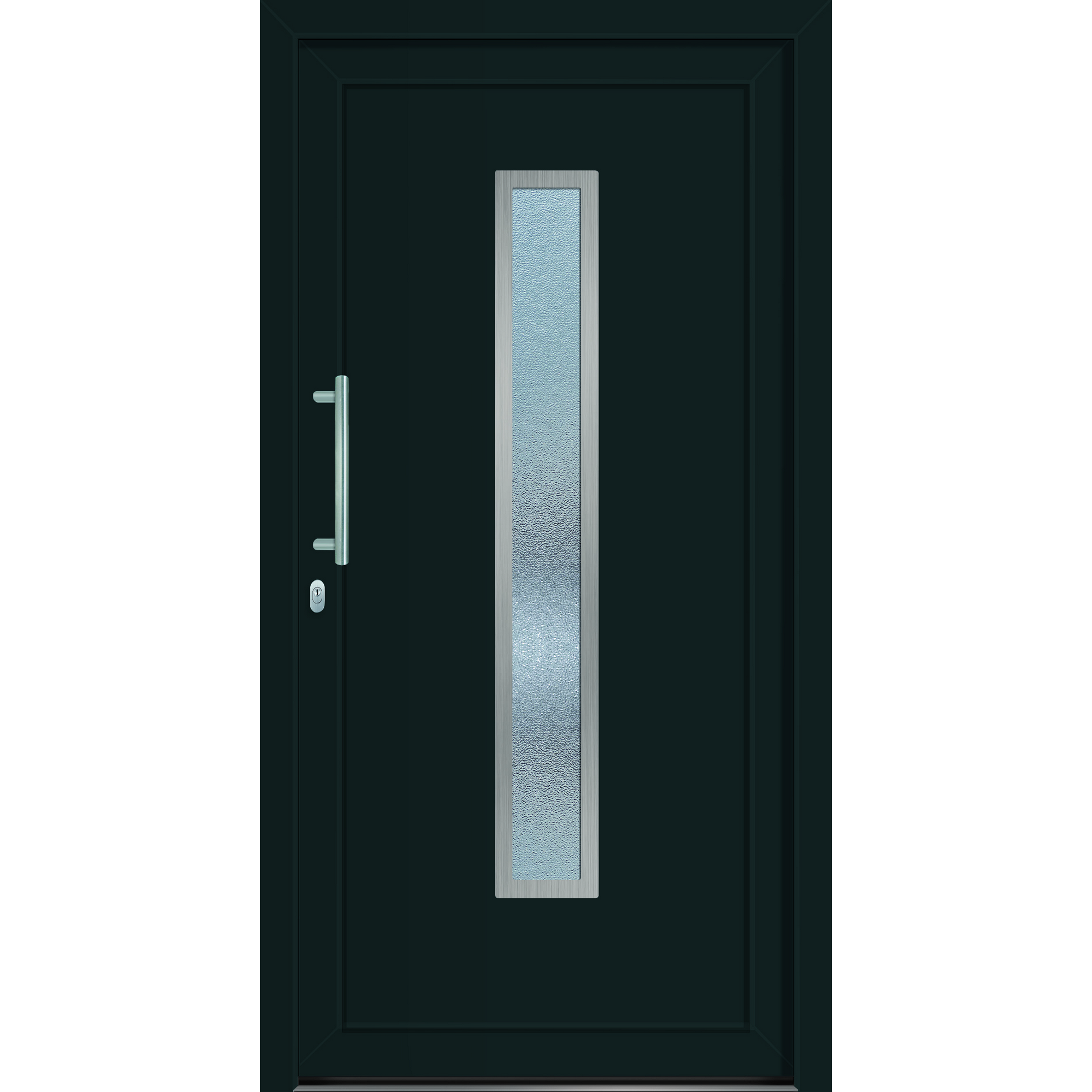 Kunststoffhaustür Vancouver anthrazit 1100 x 2100 mm DIN L