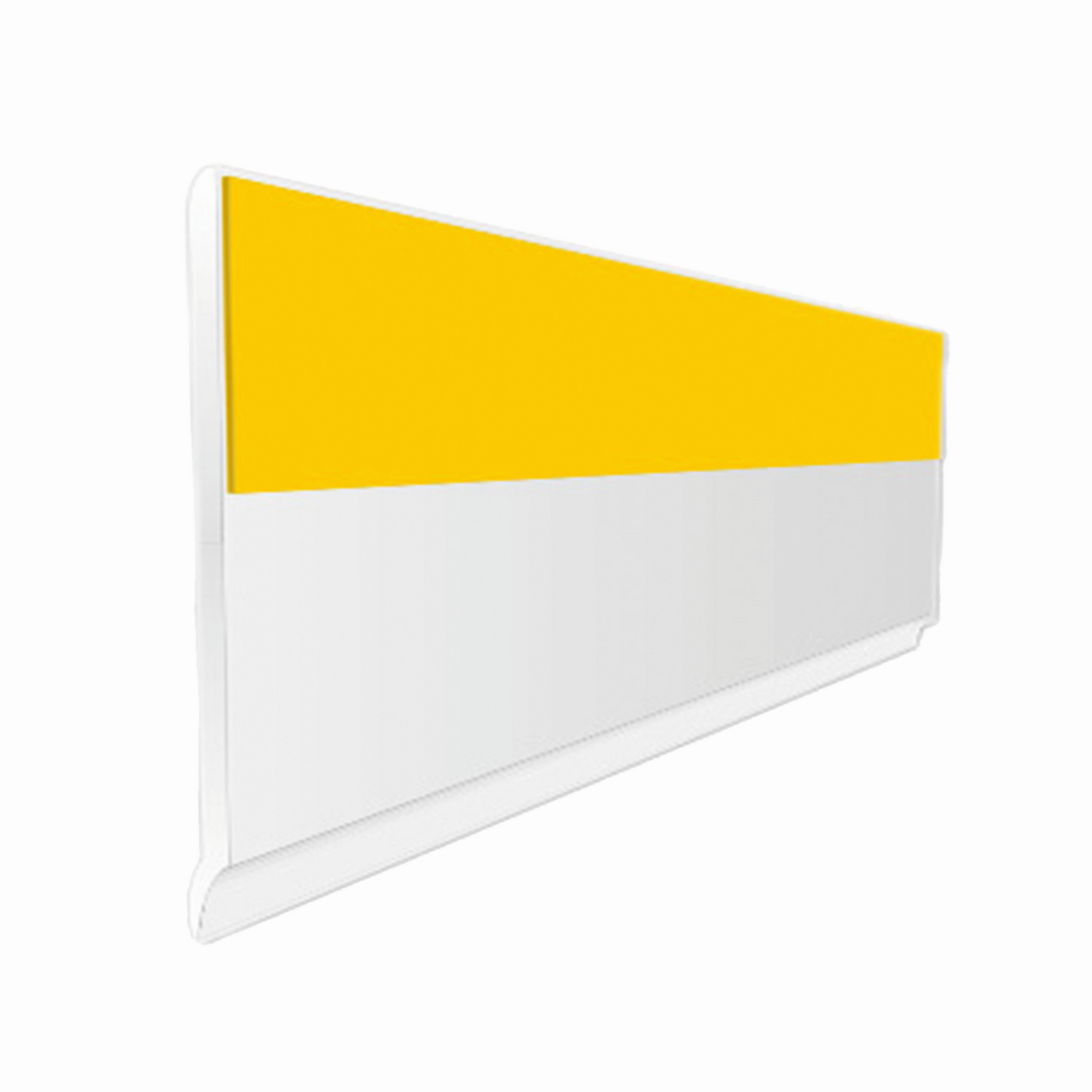 PVC Flachleiste mit Lippe selbstklebend weiß 100 x 40 cm