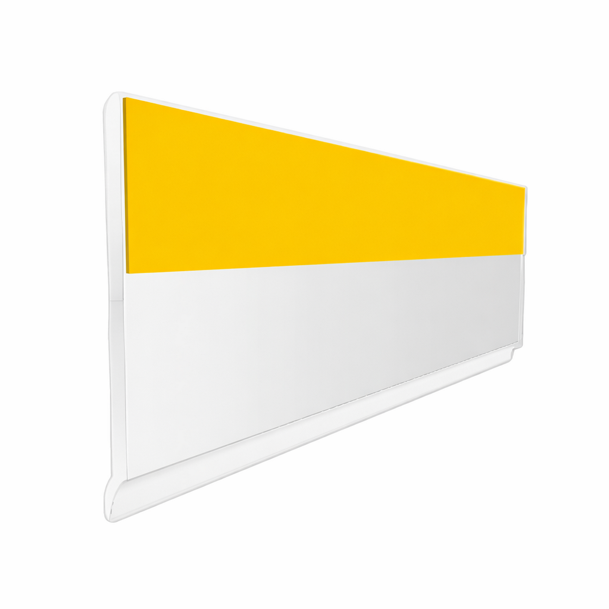 PVC Flachleiste mit Lippe selbstklebend weiß 220 x 40 cm