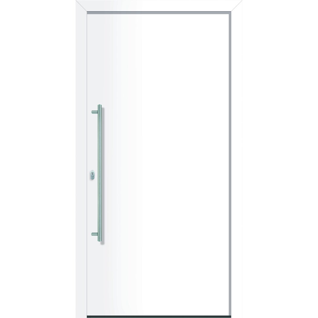 Alu-Kunststoffhaustür "Ontario" weiß DIN L 100x210cm