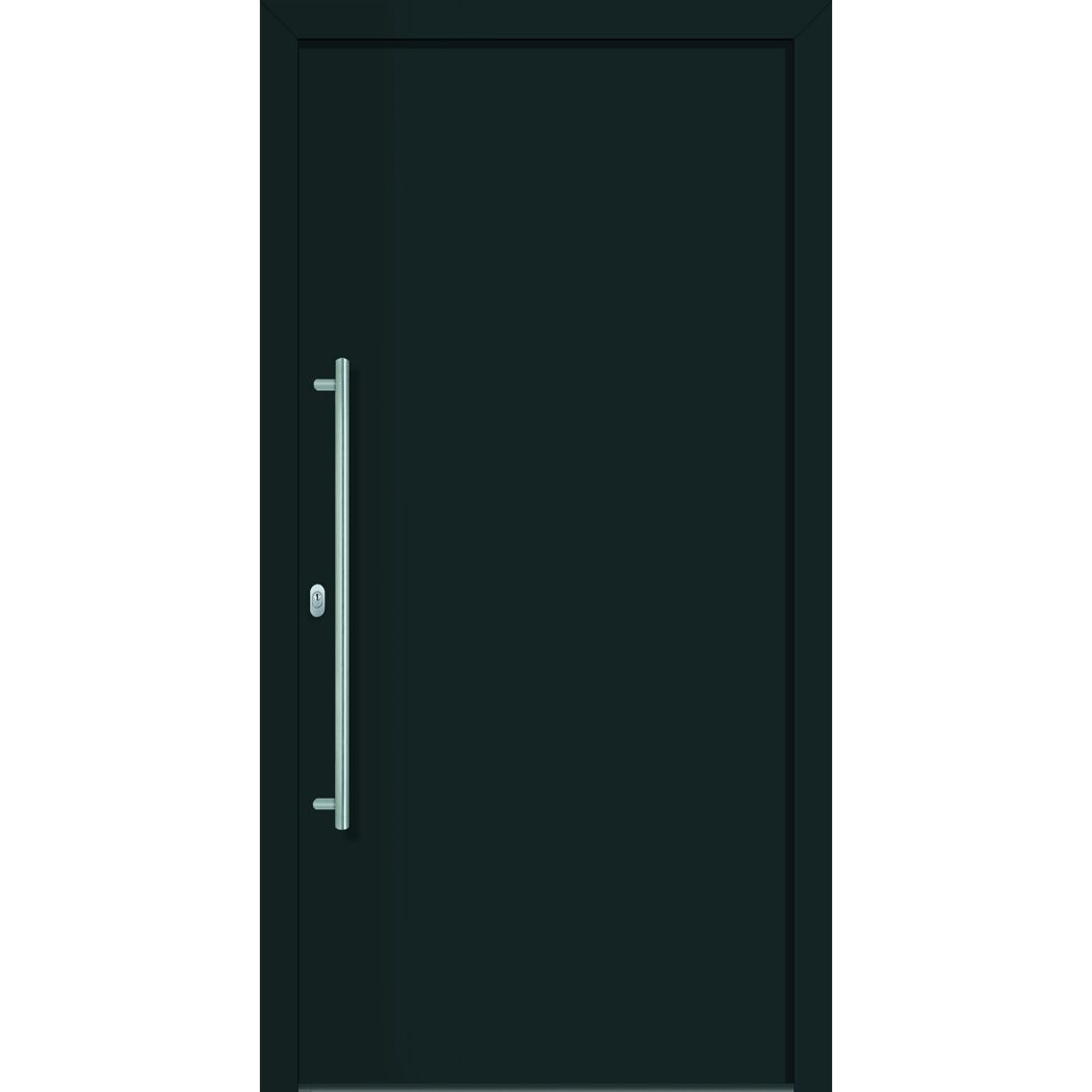 Alu-Kunststoffhaustür "Ontario" anthrazit DIN L 100x200cm