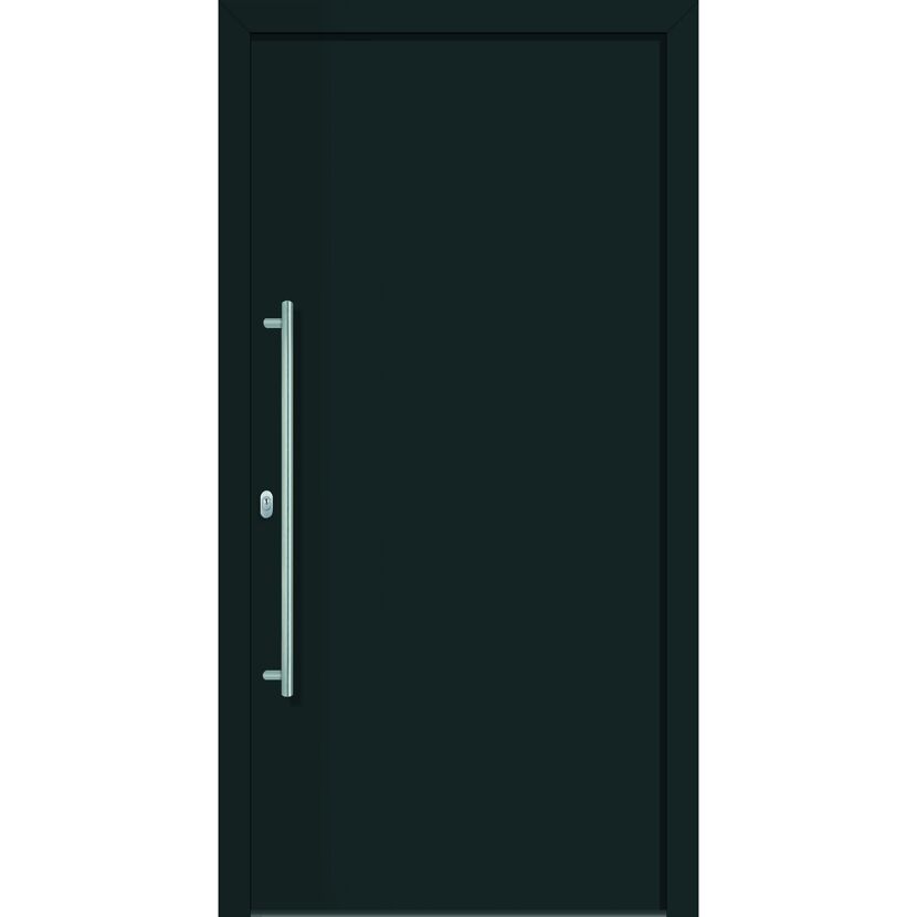 Alu-Kunststoffhaustür "Ontario" anthrazit DIN L 100x200cm