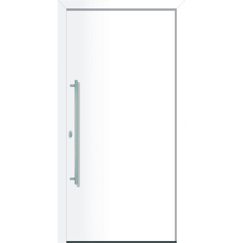 Alu-Kunststoffhaustür "Ontario" weiß DIN L 100x210cm