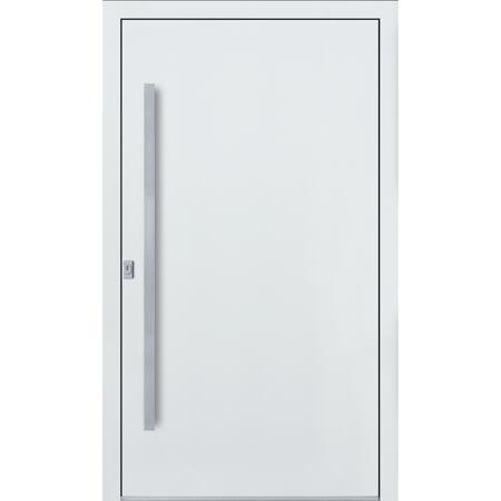 2. Bild von Sicherheitshaustür 'A801S4' Aluminium links weiß, Sondermaß