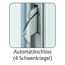 Sicherheitshaustür 'A801S4' Aluminium rechts basaltgrau, Sondermaß