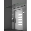 Echtglasvordach 'LED' klar 160 x 93,5 x 13,5 cm