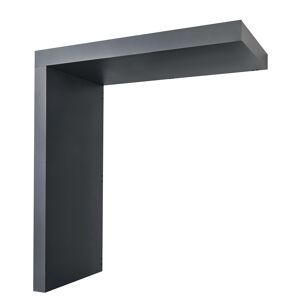 Rechteckvordach 'BS' anthrazit 200 x 90 x 14,5 cm mit Seitenteil