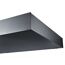 Rechteckvordach 'BS' anthrazit 200 x 90 x 14,5 cm mit Seitenteil