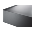 Rechteckvordach 'BS' anthrazit 200 x 90 x 14,5 cm mit Seitenteil