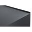 Rechteckvordach 'BS' anthrazit 200 x 90 x 14,5 cm mit Seitenteil