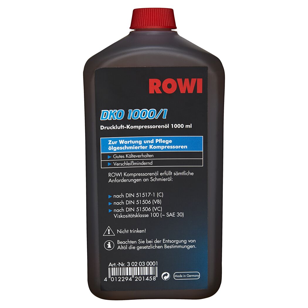 Druckluft-Kompressorenöl 1000 ml