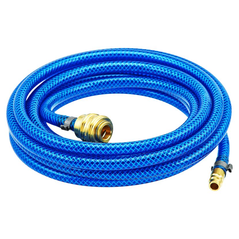 Blauer Druckluftschlauch
