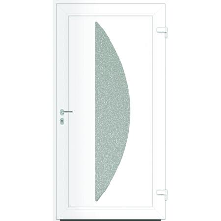 4. Bild von Haustür 'Tampa' rechts weiß 1000 x 2000 mm