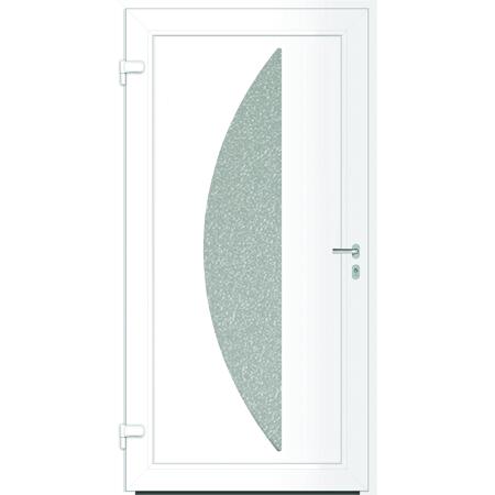 4. Bild von Haustür 'Tampa' links weiß 1000 x 2000 mm