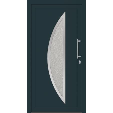 2. Bild von Haustür 'Tampa' rechts 1000 x 2000 mm weiss/anthrazit