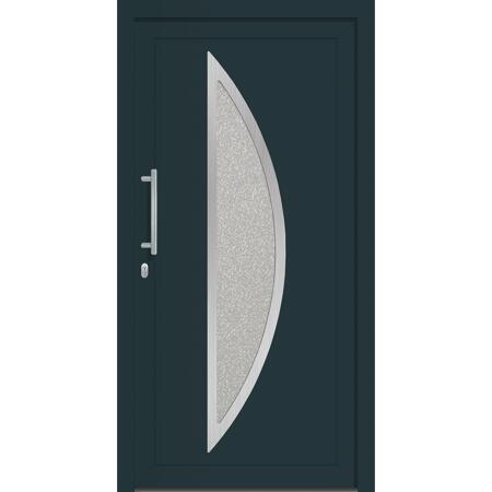 2. Bild von Haustür 'Tampa' links 1100 x 2100 mm weiss/anthrazit