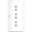 Verkleinertes Bild von Haustür 'Mesa' rechts weiß 1100 x 2200 mm Sondderdekor