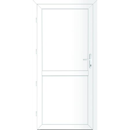 4. Bild von Nebeneingangstür 'Pomana' links weiß 980 x 1980 mm