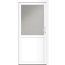 Verkleinertes Bild von Nebeneingangstür 'Stockton' rechts weiß 1100 x 2100 mm Sonderdekor