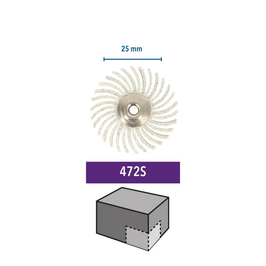 Feinschleifbürste 'SpeedClick' Ø 25 mm K120