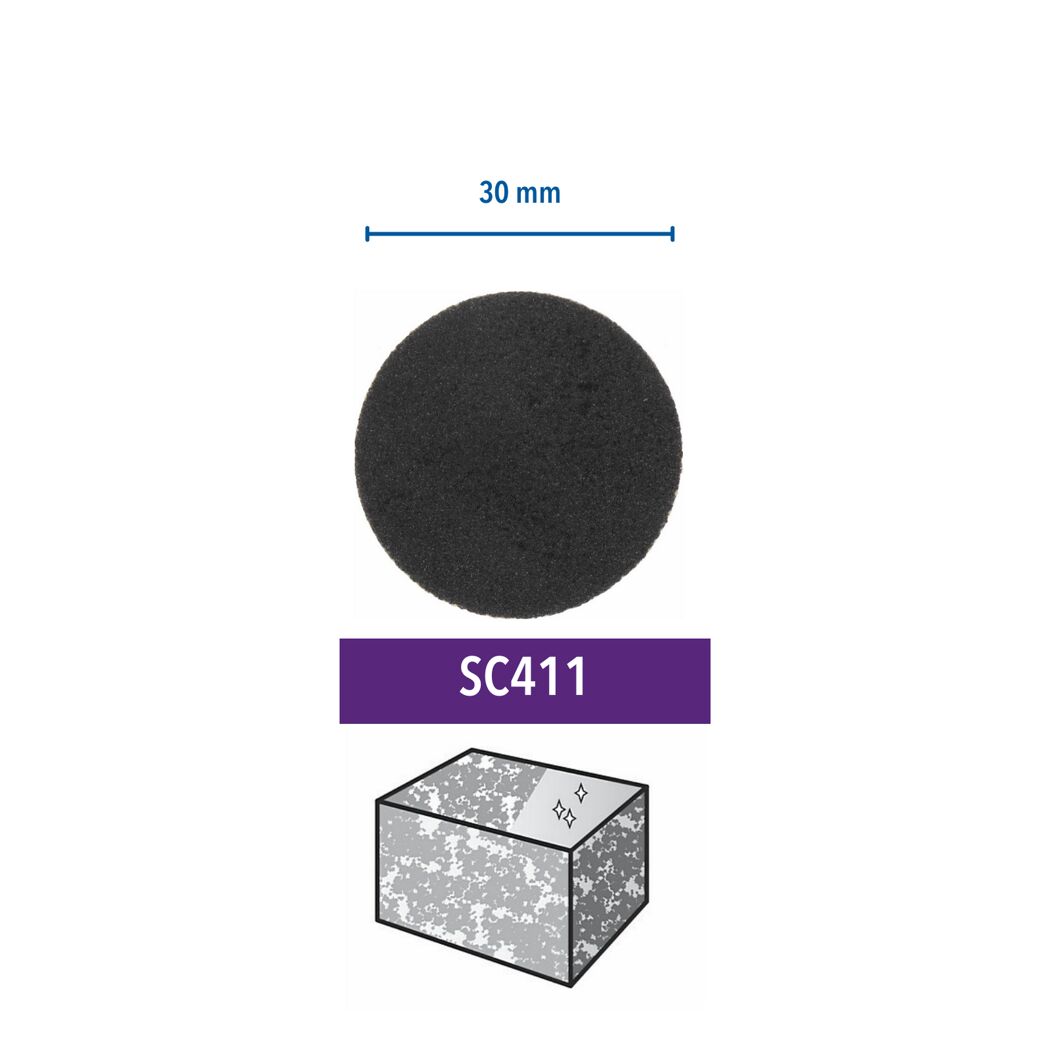 Schleifaufsätze 'SpeedClic' SC411 6 Stück